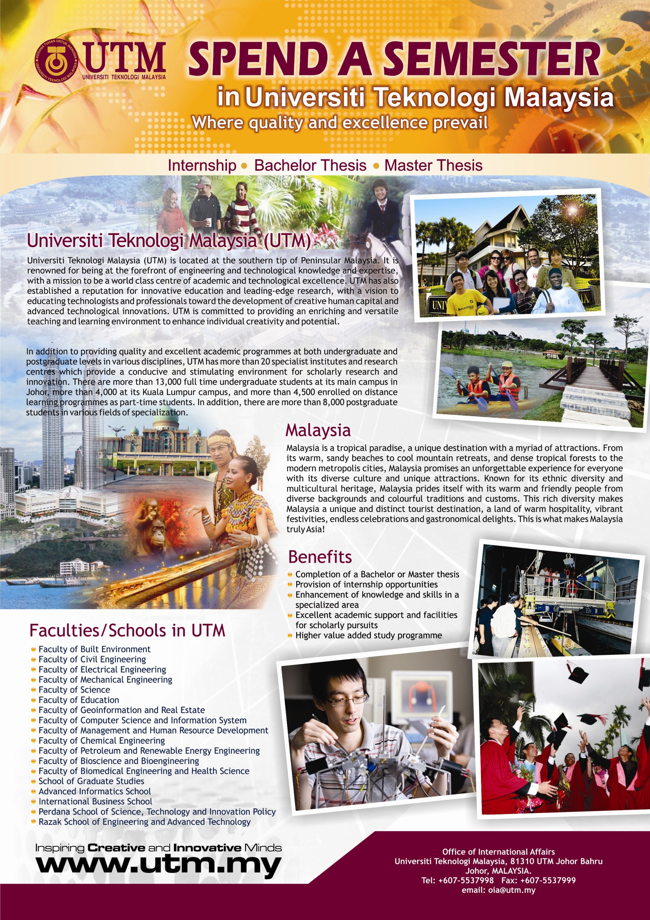 Spend a Semester in UTM