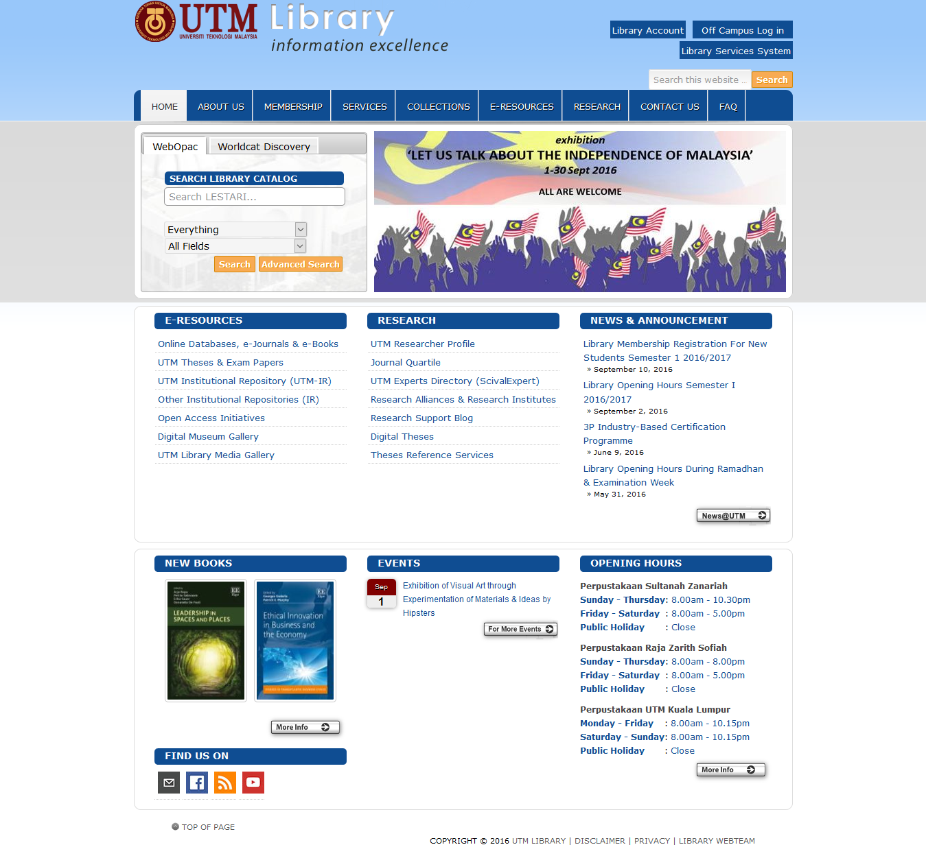 Utm Library UTM Library | Web Development