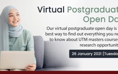 UTM Virtual Postgraduate Open Day 2021