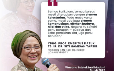 Wacana intelektual Madani Siri 4/2025 YBhg. Prof. Emeritus Datuk TS. Ir. Dr. Siti Hamisah Tapsir