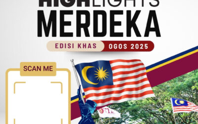 Poster QR UTMhighlights Edisi Khas Merdeka 2025